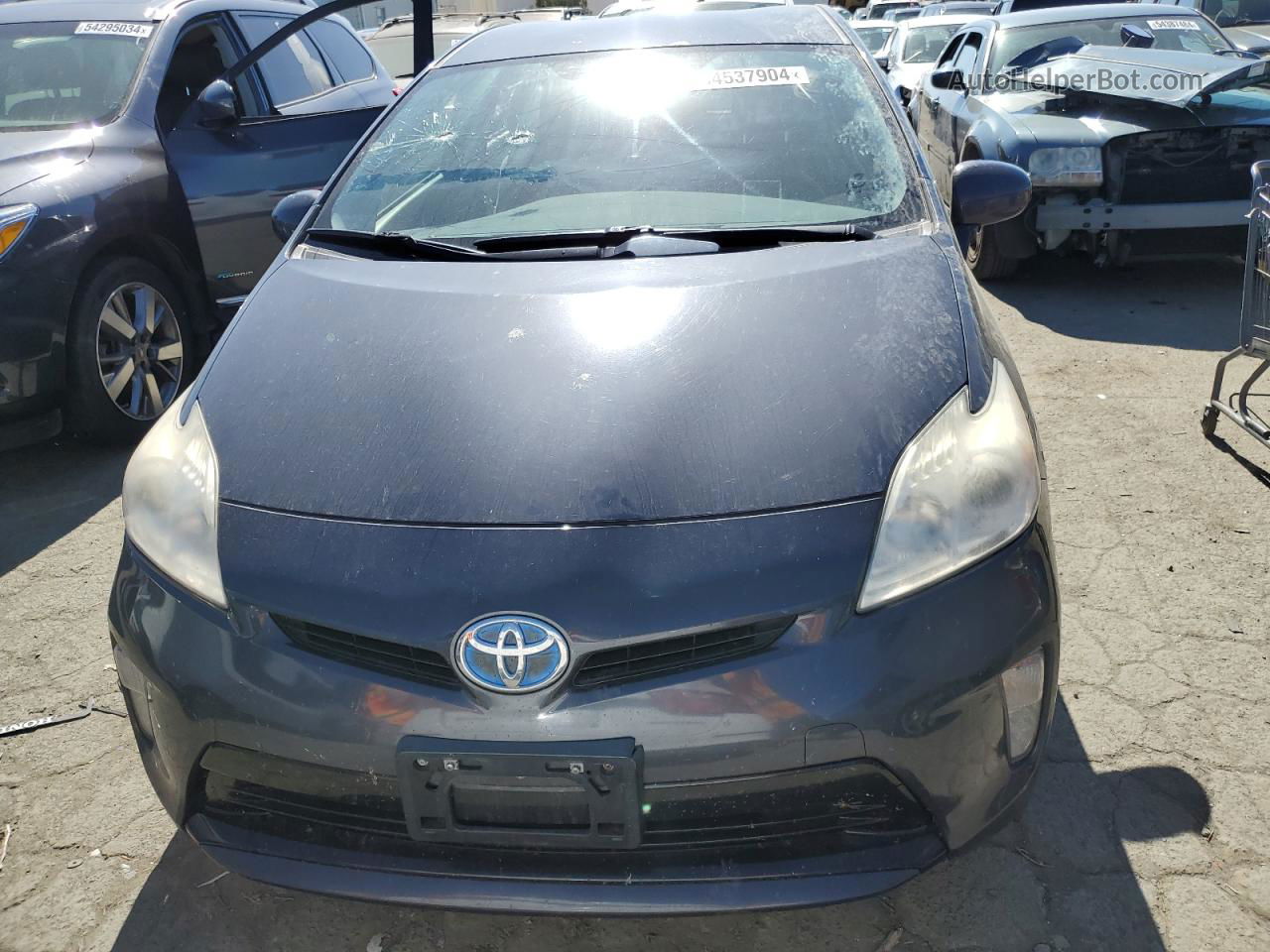 2014 Toyota Prius  Black vin: JTDKN3DUXE1742562