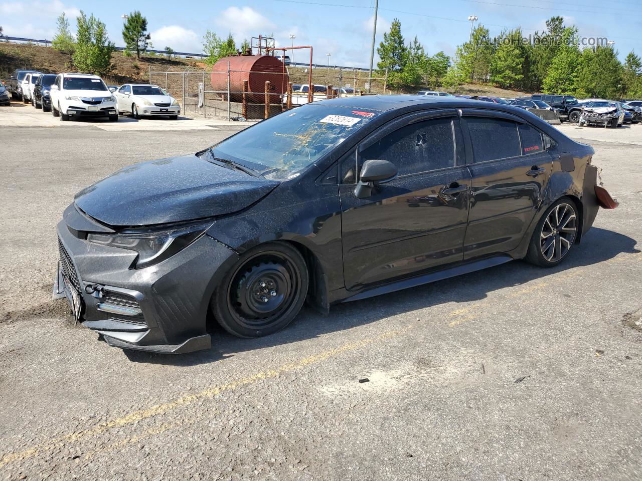 2020 Toyota Corolla Se Black vin: JTDM4RCE8LJ022036