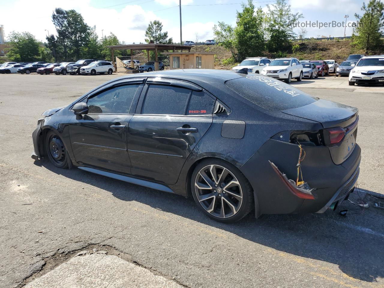 2020 Toyota Corolla Se Black vin: JTDM4RCE8LJ022036