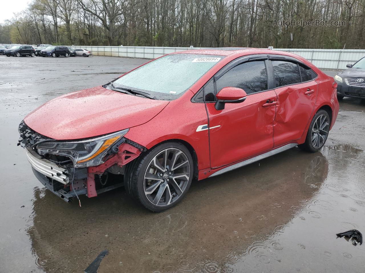 2020 Toyota Corolla Se Red vin: JTDM4RCE9LJ052856