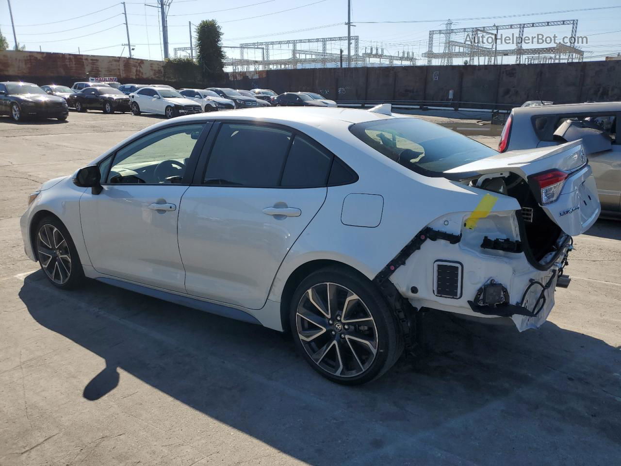 2021 Toyota Corolla Se White vin: JTDP4MCE0MJ059423