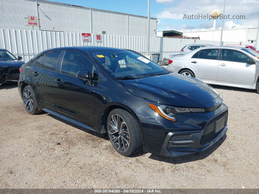 2021 Toyota Corolla Se Черный vin: JTDP4MCE4MJ054662