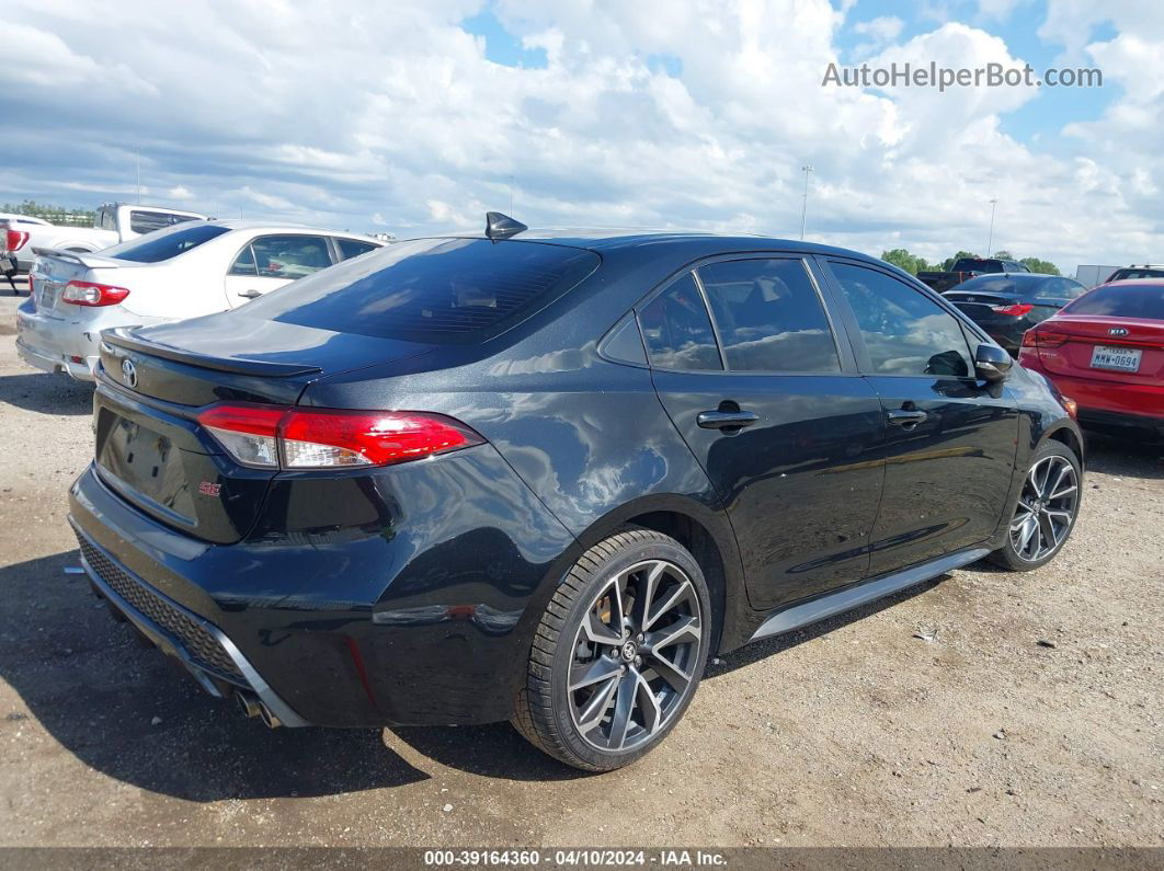 2021 Toyota Corolla Se Черный vin: JTDP4MCE4MJ054662