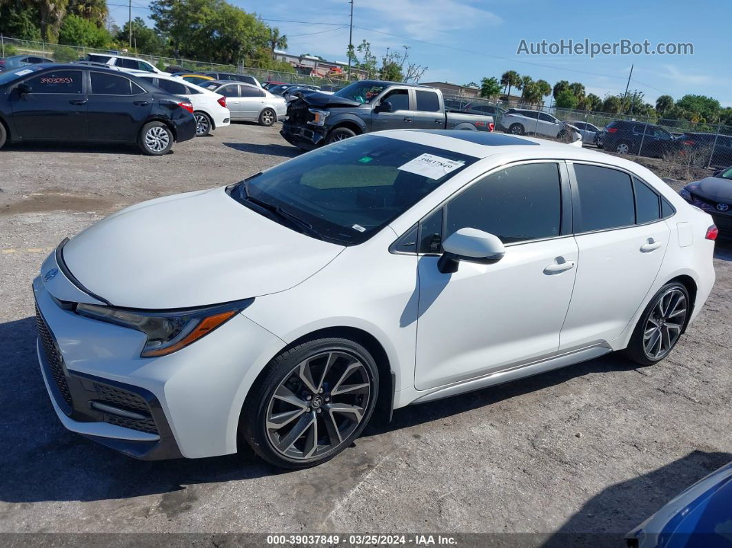 2020 Toyota Corolla Se Белый vin: JTDP4RCE0LJ008290