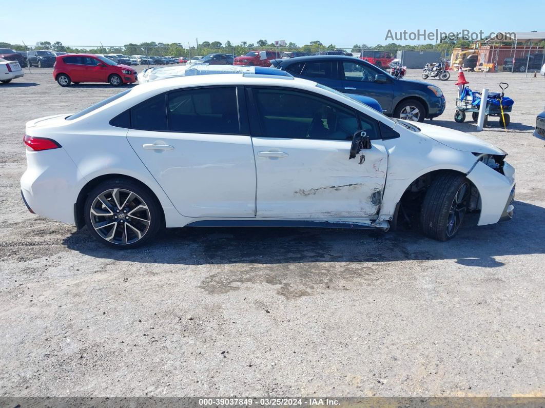 2020 Toyota Corolla Se White vin: JTDP4RCE0LJ008290