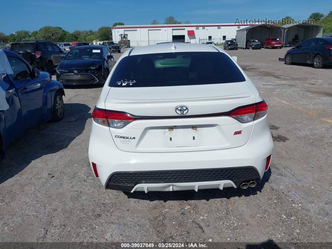 2020 Toyota Corolla Se White vin: JTDP4RCE0LJ008290