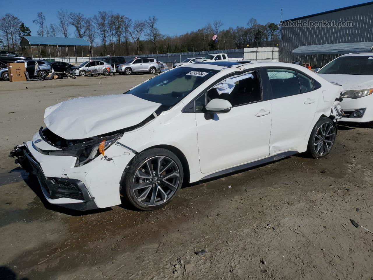 2020 Toyota Corolla Se White vin: JTDP4RCE1LJ013028