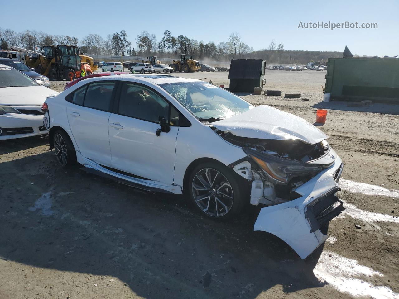 2020 Toyota Corolla Se Белый vin: JTDP4RCE1LJ013028