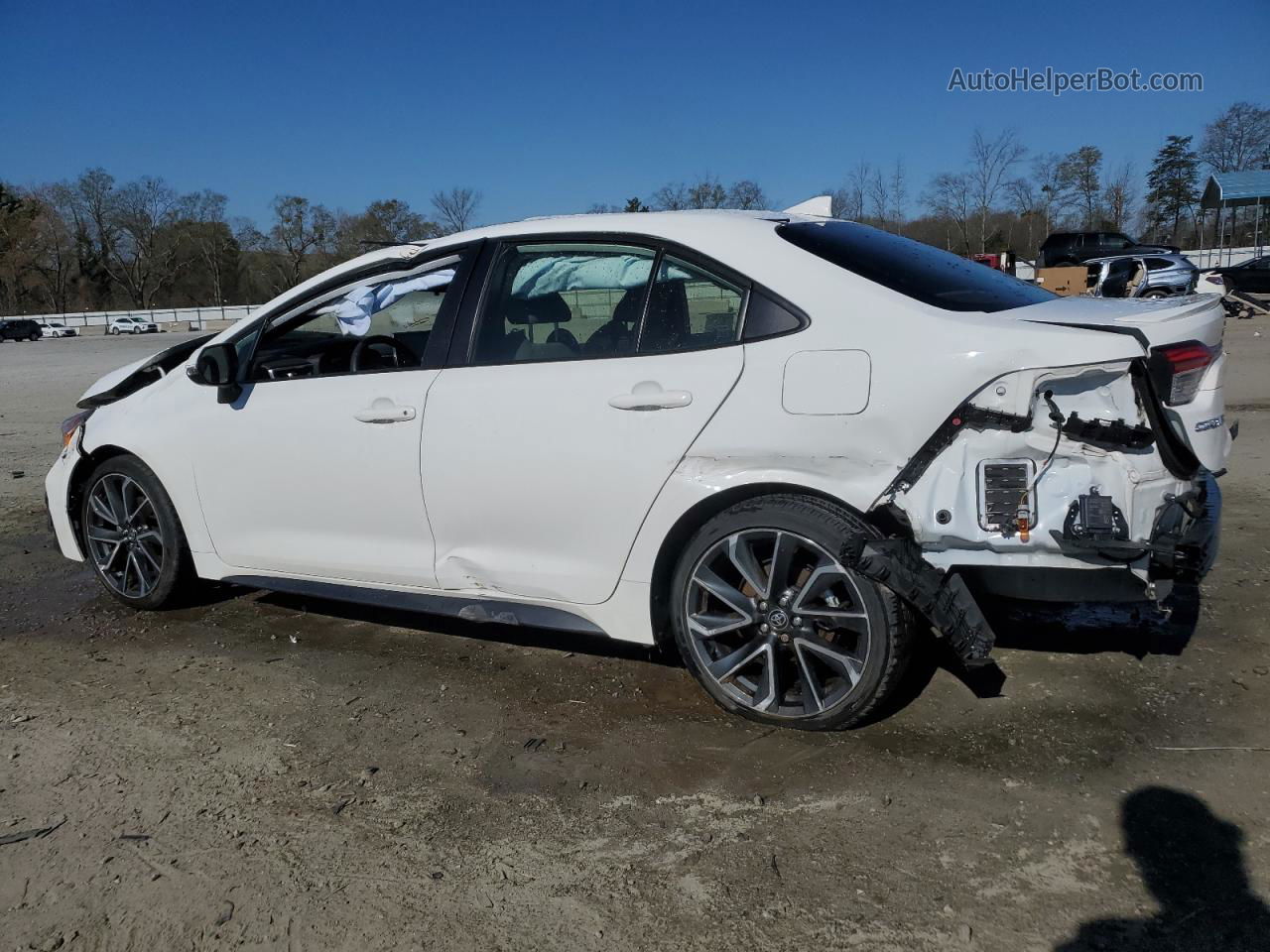 2020 Toyota Corolla Se White vin: JTDP4RCE1LJ013028