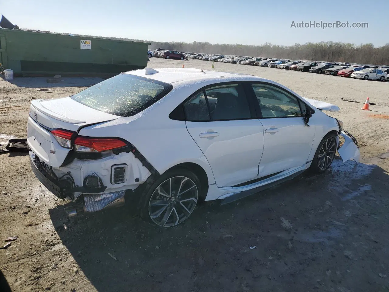 2020 Toyota Corolla Se Белый vin: JTDP4RCE1LJ013028