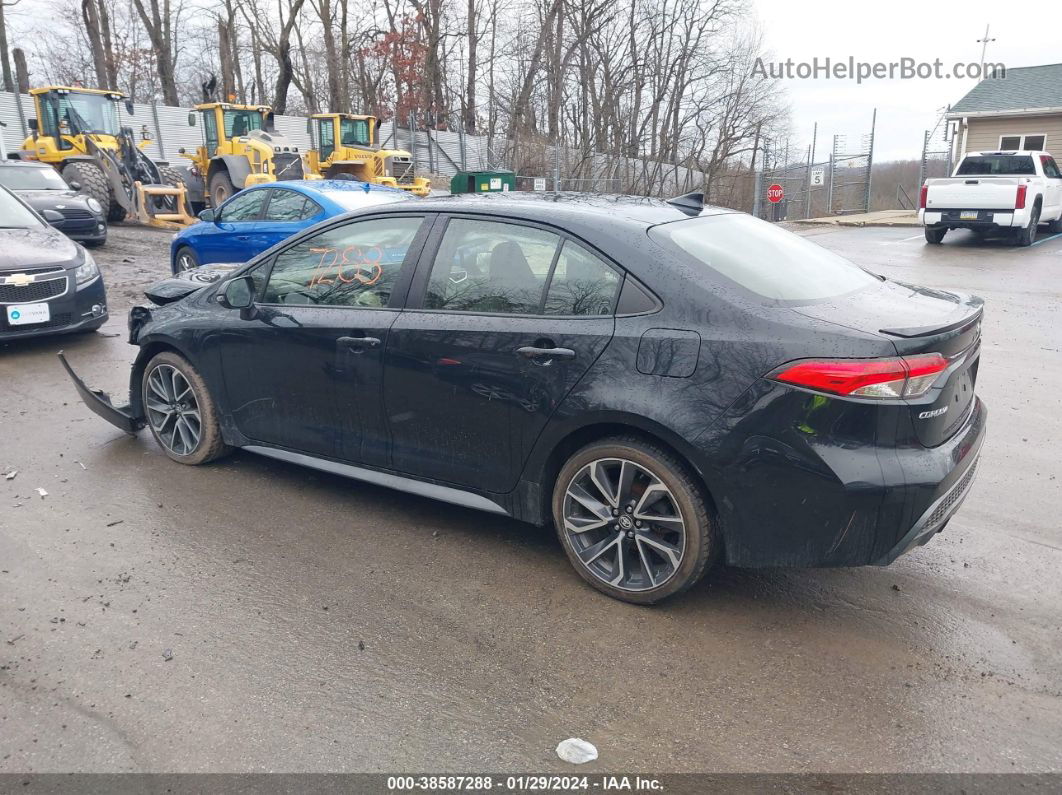 2020 Toyota Corolla Se Black vin: JTDP4RCE2LJ037662