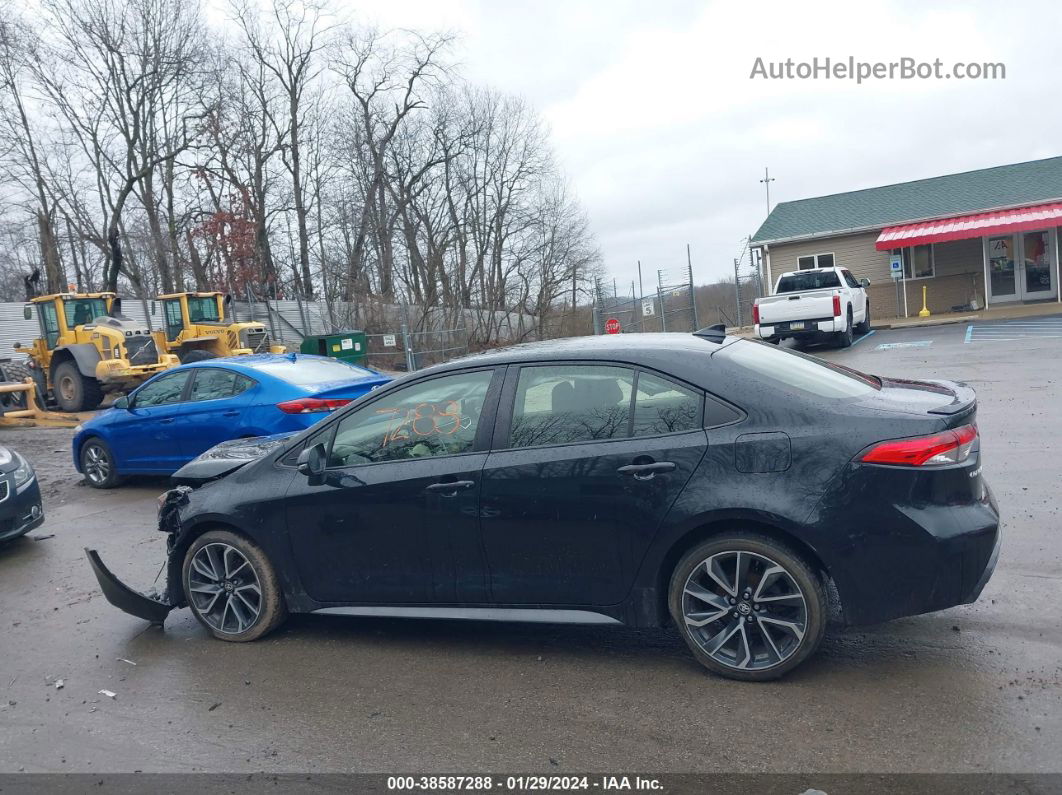 2020 Toyota Corolla Se Black vin: JTDP4RCE2LJ037662