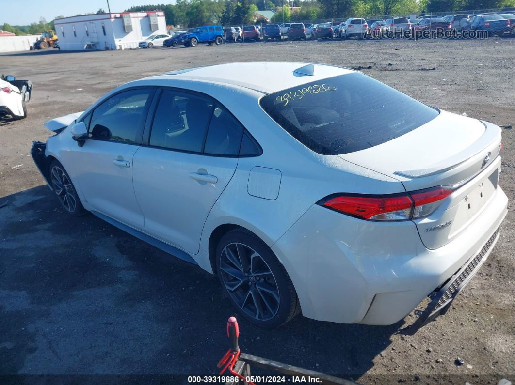 2020 Toyota Corolla Se White vin: JTDP4RCE4LJ008194