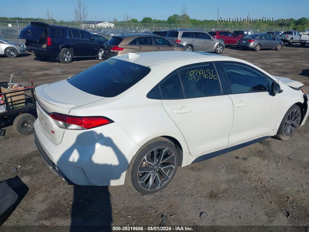 2020 Toyota Corolla Se White vin: JTDP4RCE4LJ008194