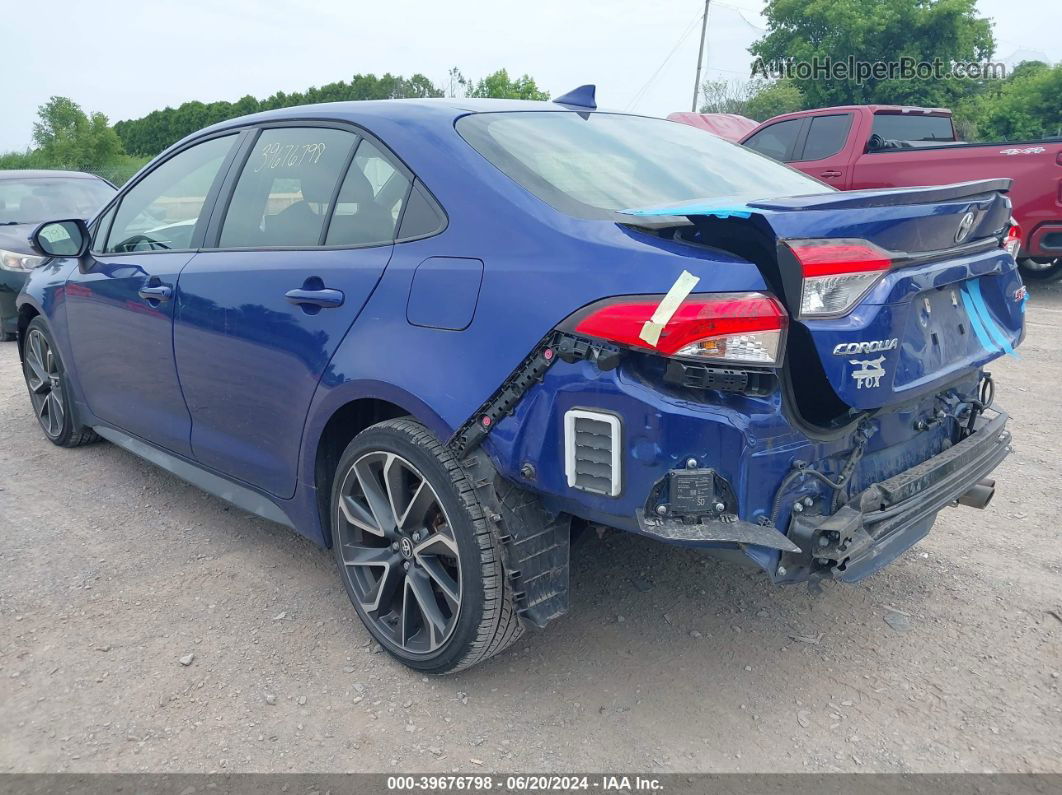 2020 Toyota Corolla Se Blue vin: JTDP4RCE4LJ052440