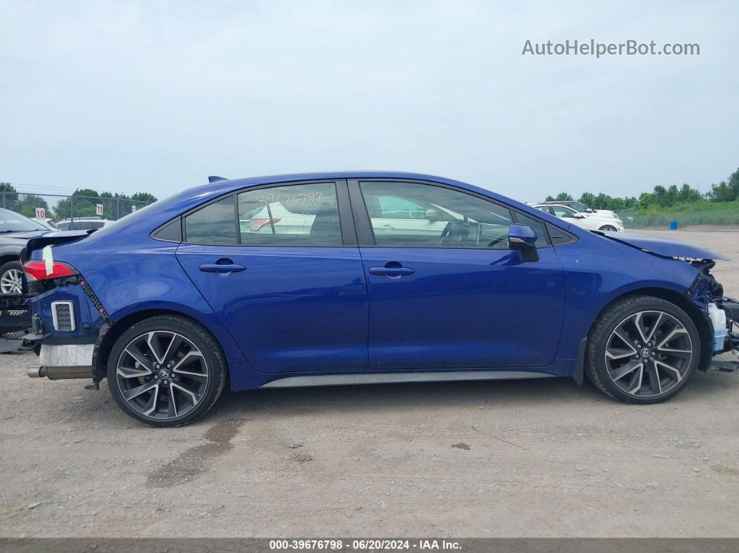 2020 Toyota Corolla Se Blue vin: JTDP4RCE4LJ052440