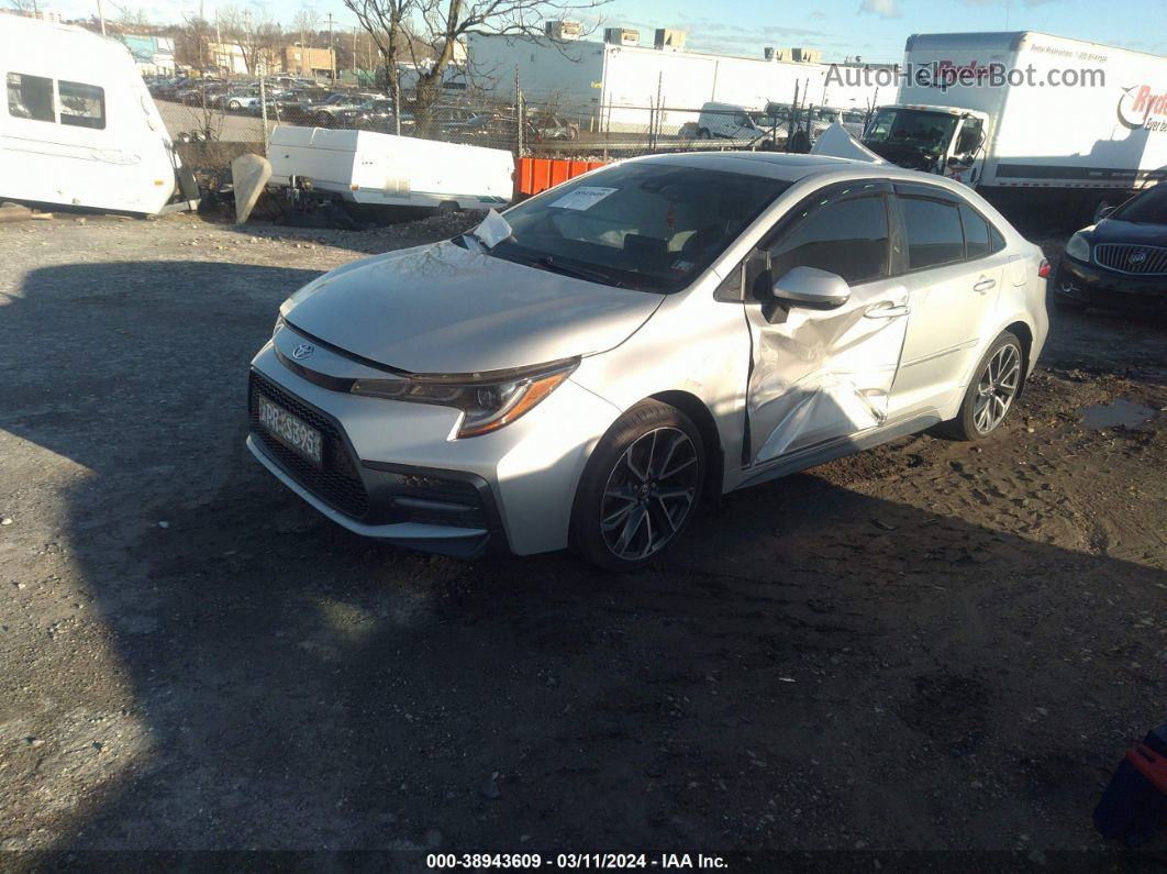 2020 Toyota Corolla Se Серебряный vin: JTDP4RCE5LJ031127