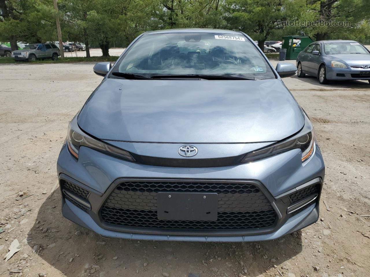 2020 Toyota Corolla Se Blue vin: JTDP4RCE6LJ028575