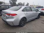 2020 Toyota Corolla Se Silver vin: JTDP4RCE6LJ050897