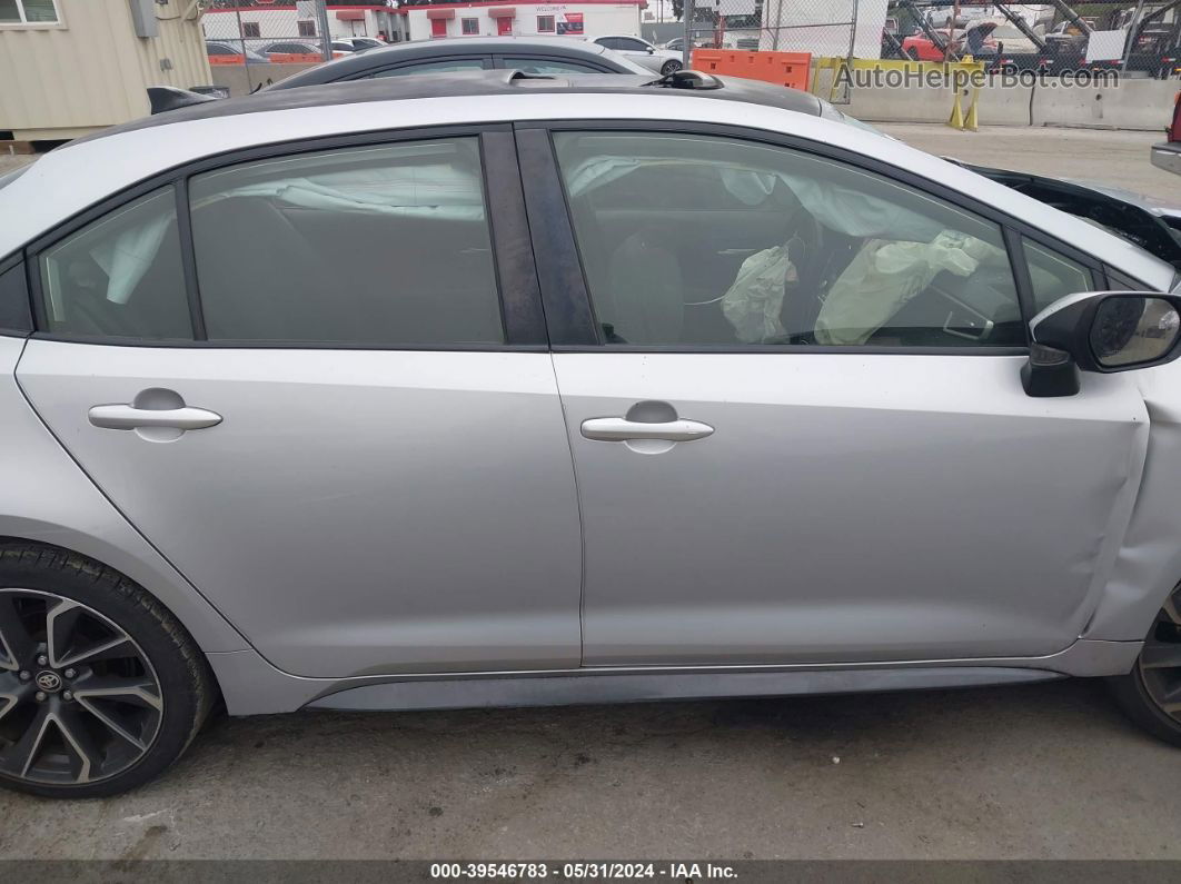 2020 Toyota Corolla Se Silver vin: JTDP4RCE6LJ050897