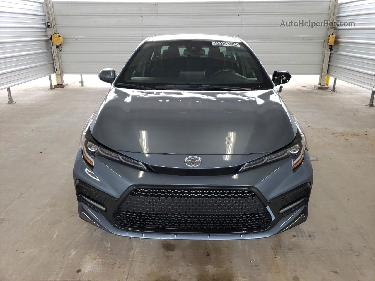 2020 Toyota Corolla Se Blue vin: JTDP4RCE7LJ051055