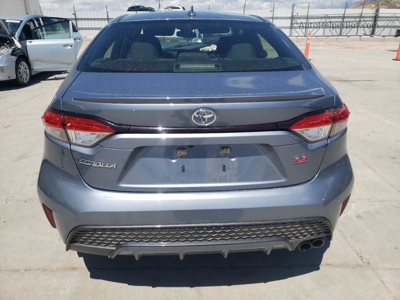 2020 Toyota Corolla Se Blue vin: JTDP4RCE9LJ009499