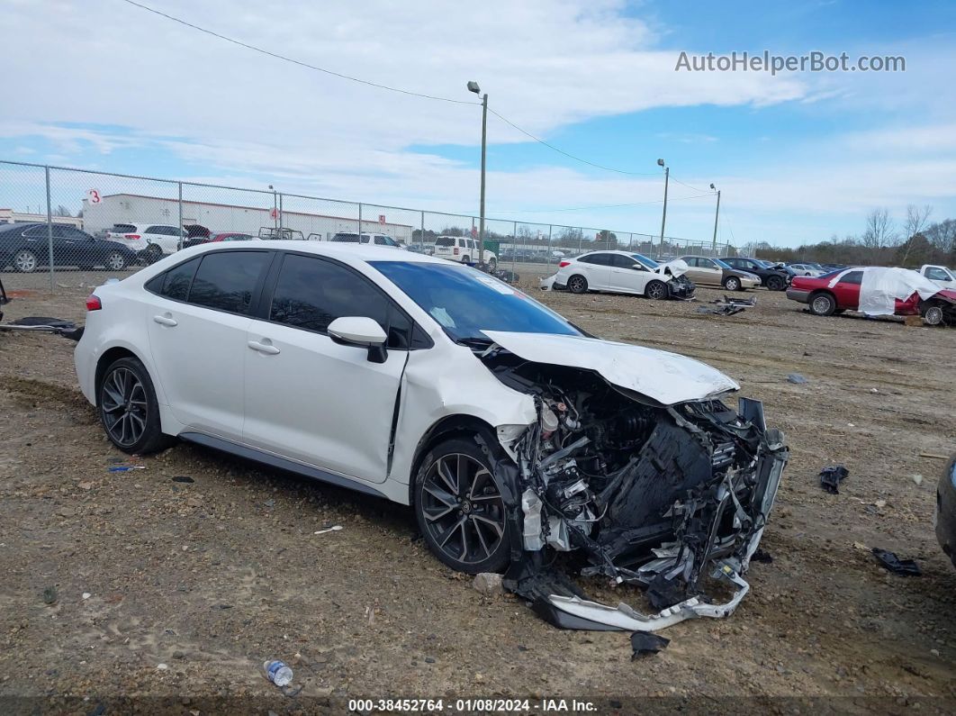 2021 Toyota Corolla Se White vin: JTDS4MCE0MJ059092