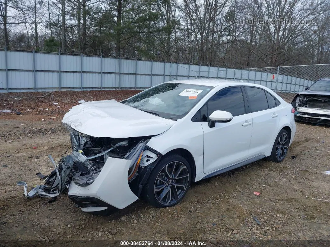 2021 Toyota Corolla Se White vin: JTDS4MCE0MJ059092