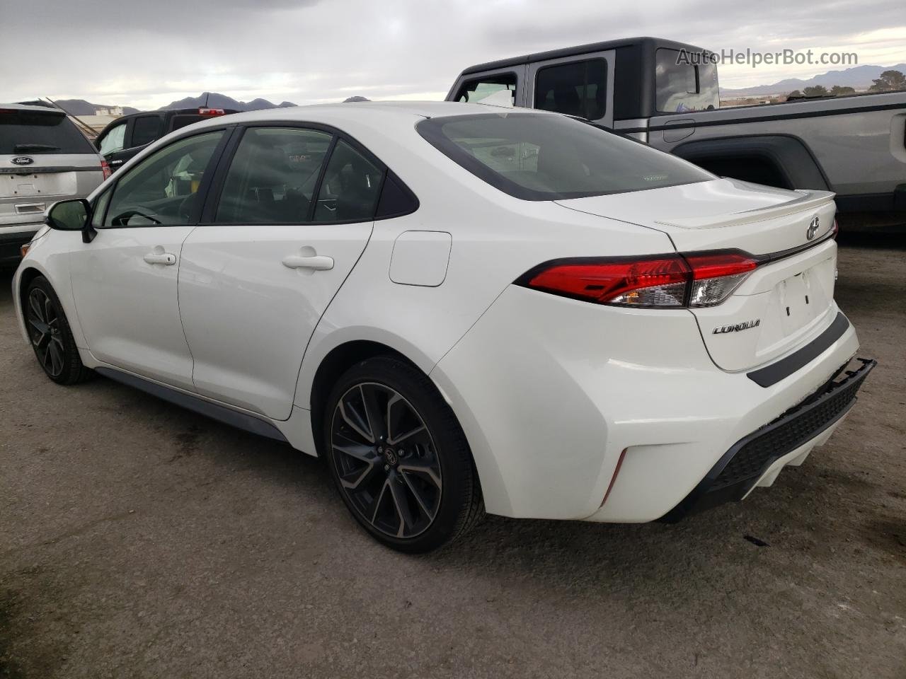 2021 Toyota Corolla Se White vin: JTDS4MCE0MJ066172