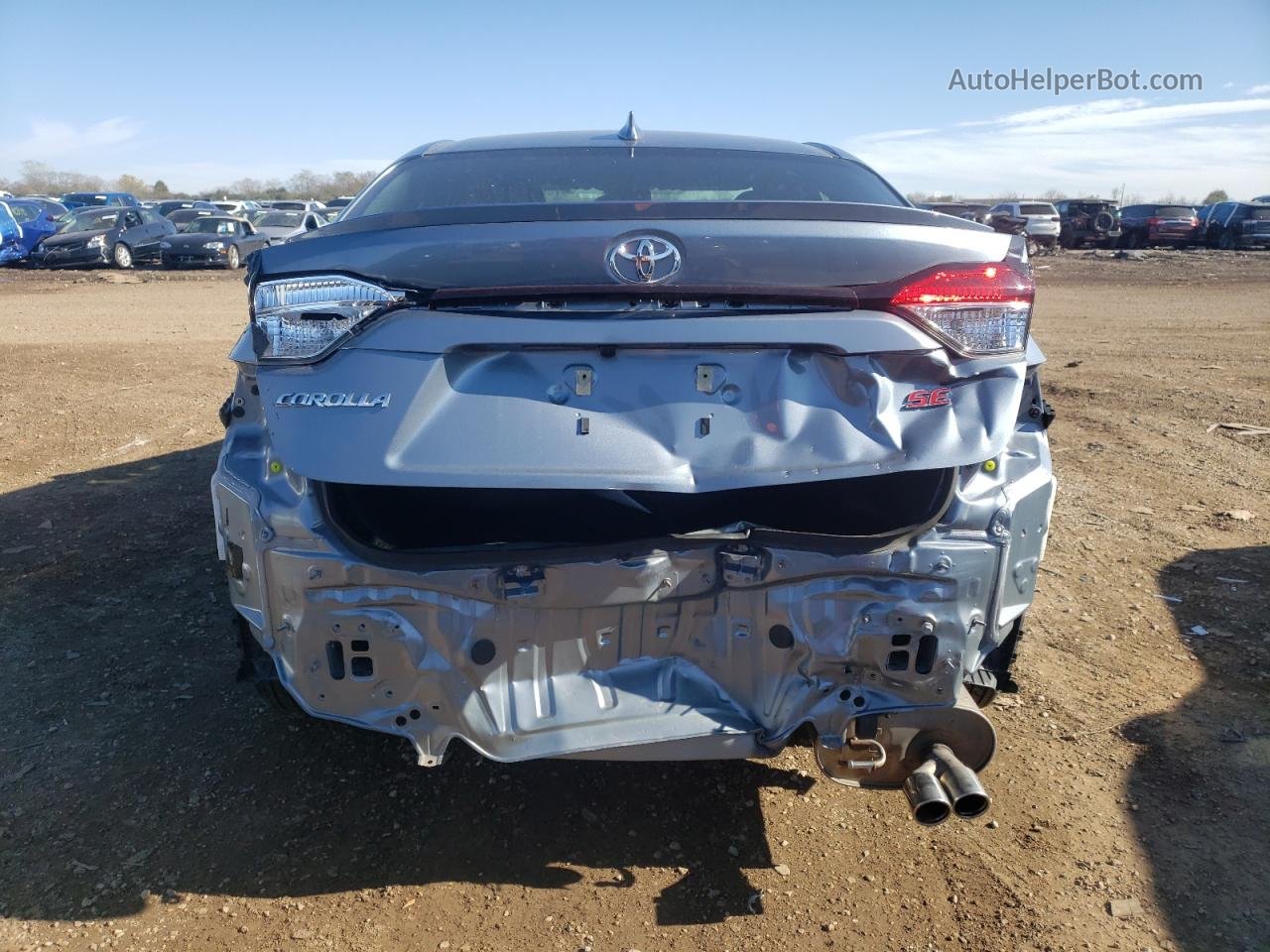 2021 Toyota Corolla Se Серебряный vin: JTDS4MCE0MJ074529