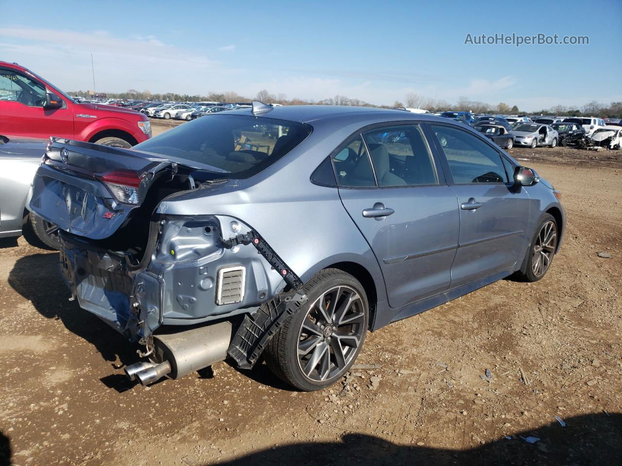 2021 Toyota Corolla Se Серебряный vin: JTDS4MCE0MJ074529