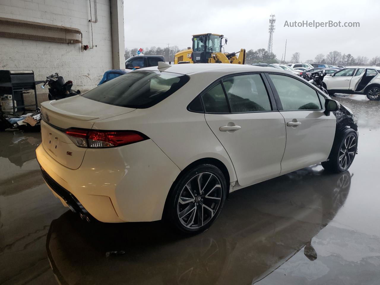 2021 Toyota Corolla Se White vin: JTDS4MCE0MJ077351