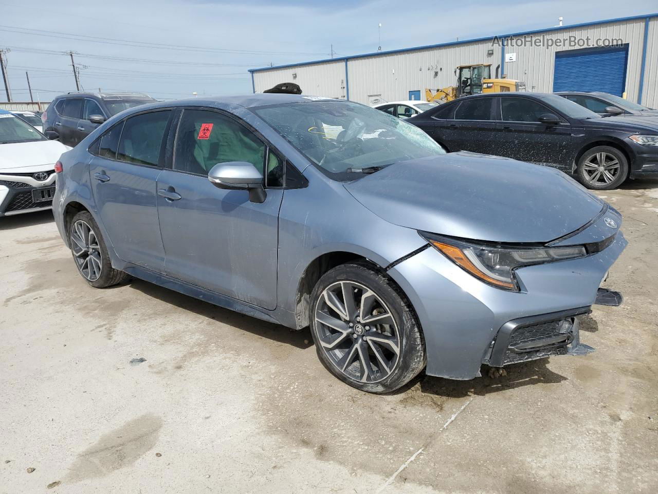 2021 Toyota Corolla Se Blue vin: JTDS4MCE1MJ060784