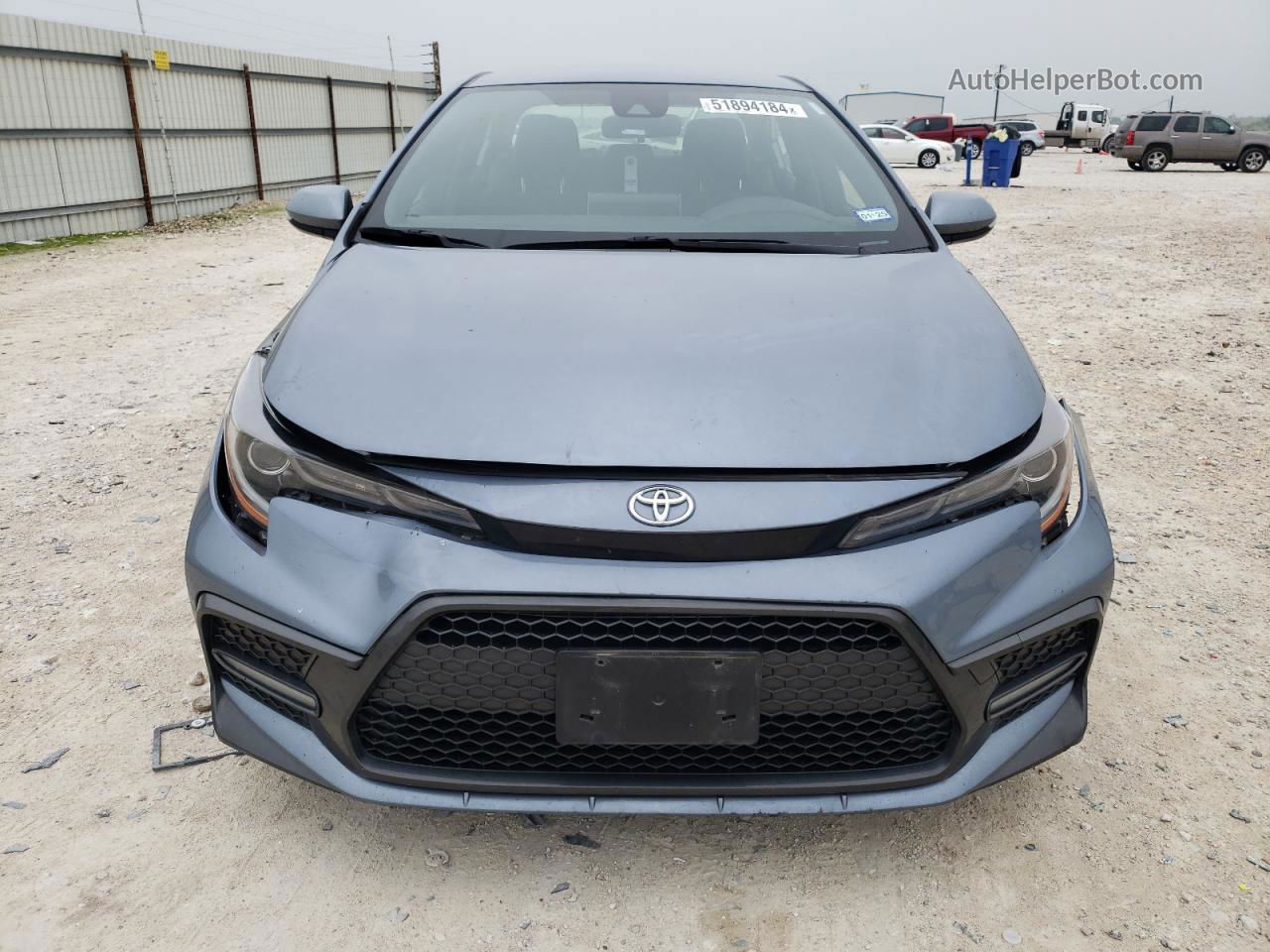 2021 Toyota Corolla Se Blue vin: JTDS4MCE1MJ062938