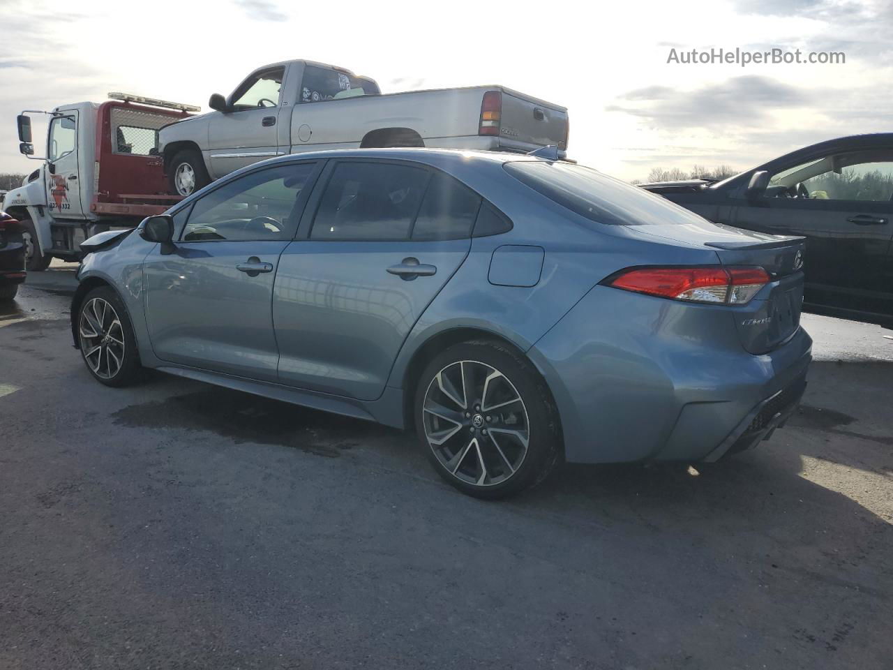 2021 Toyota Corolla Se Blue vin: JTDS4MCE1MJ063264