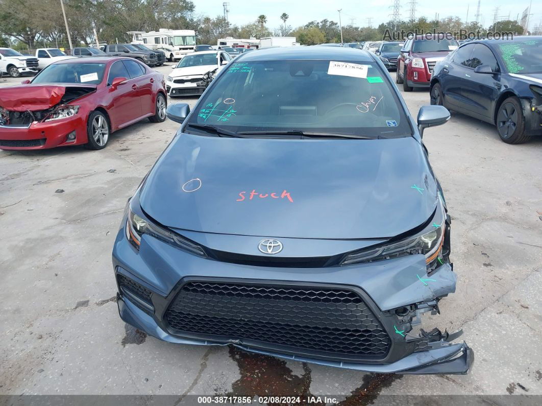 2021 Toyota Corolla Se Gray vin: JTDS4MCE2MJ074676