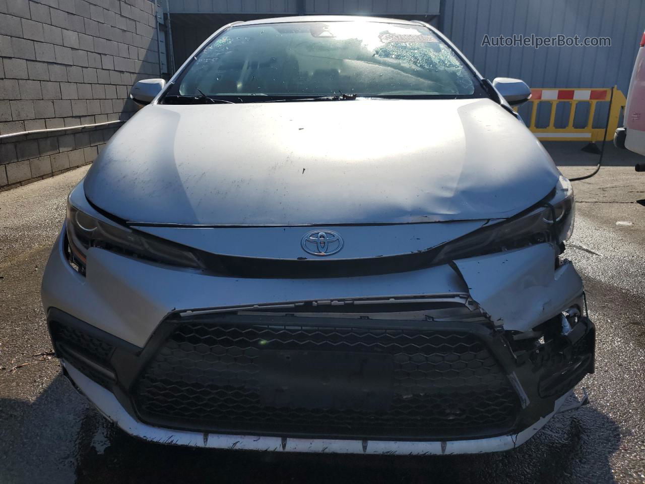 2021 Toyota Corolla Se Silver vin: JTDS4MCE4MJ060391