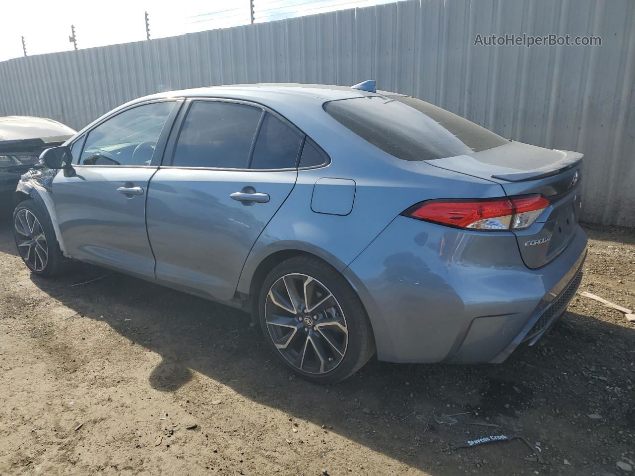 2021 Toyota Corolla Se Silver vin: JTDS4MCE4MJ076428