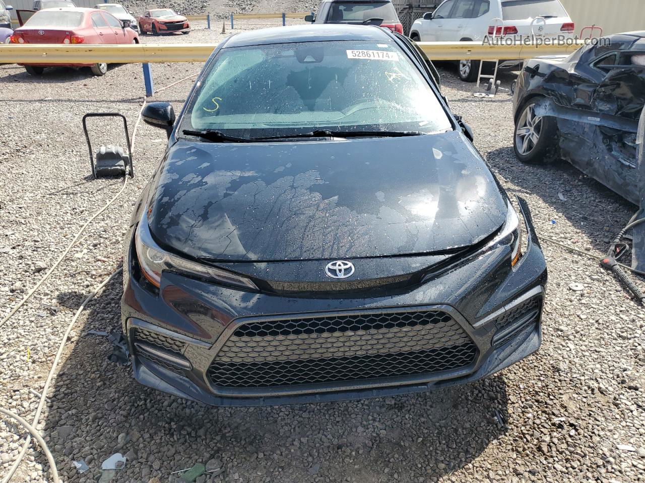 2021 Toyota Corolla Se Черный vin: JTDS4MCE4MJ079975