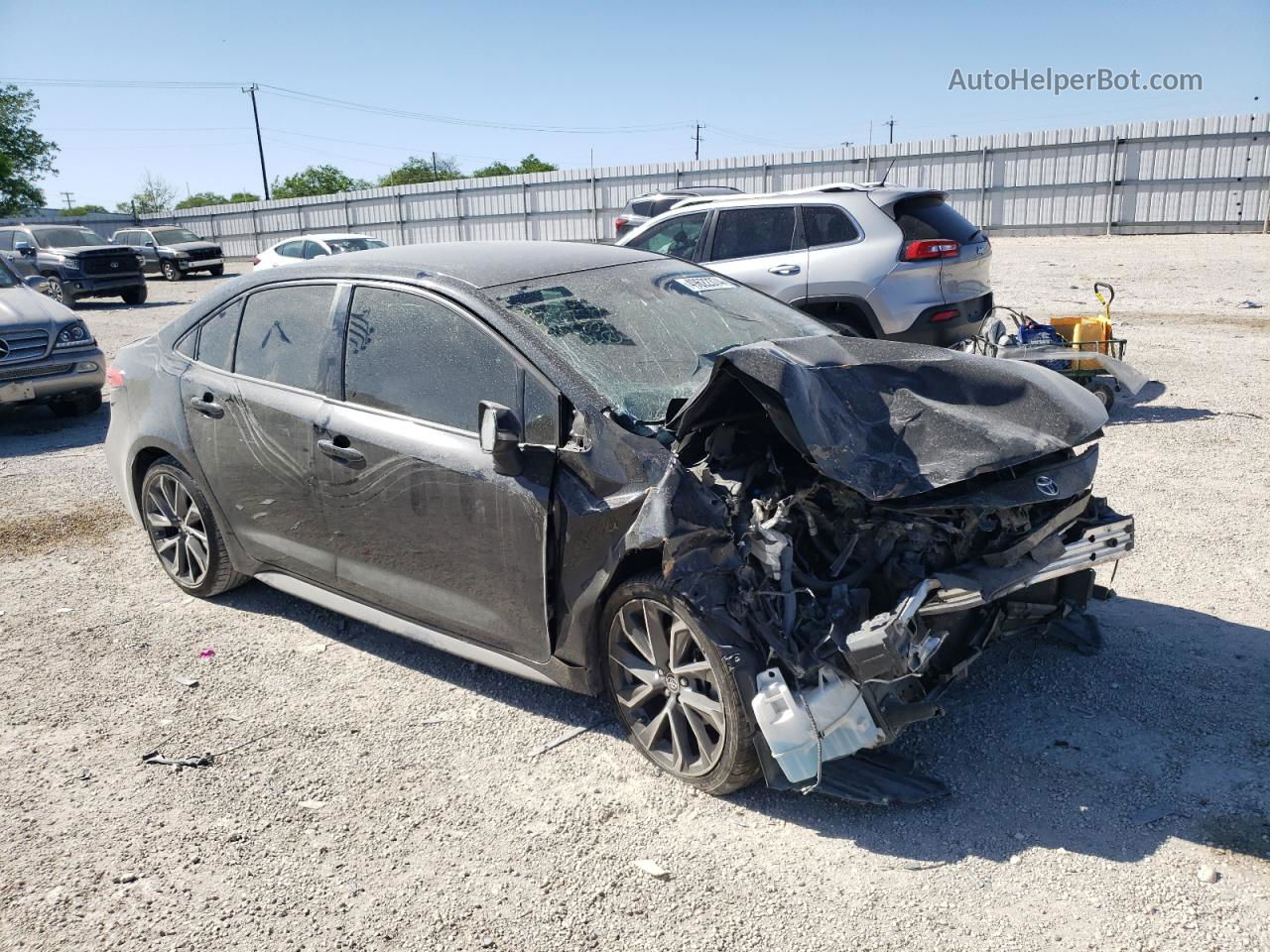 2021 Toyota Corolla Se Black vin: JTDS4MCE5MJ056804