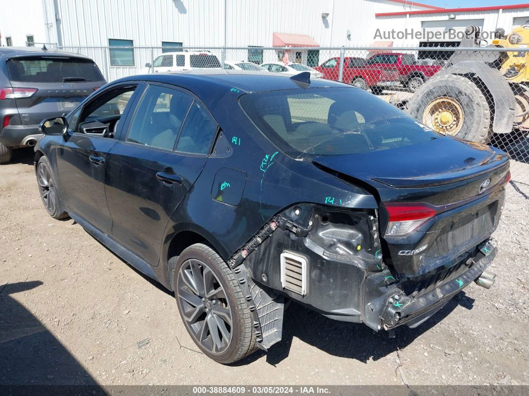 2021 Toyota Corolla Se Black vin: JTDS4MCE5MJ068127