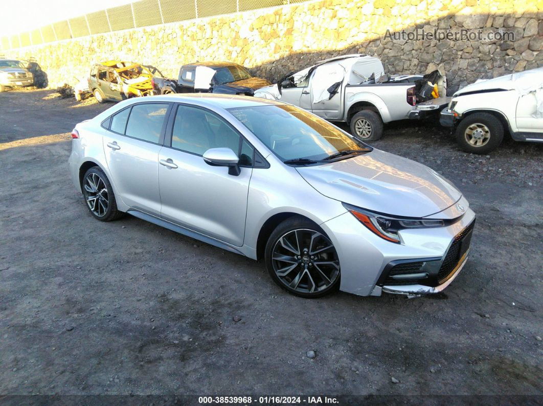 2021 Toyota Corolla Se Серебряный vin: JTDS4MCE6MJ053619