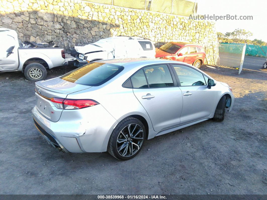 2021 Toyota Corolla Se Серебряный vin: JTDS4MCE6MJ053619