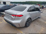 2021 Toyota Corolla Se Silver vin: JTDS4MCE6MJ054382