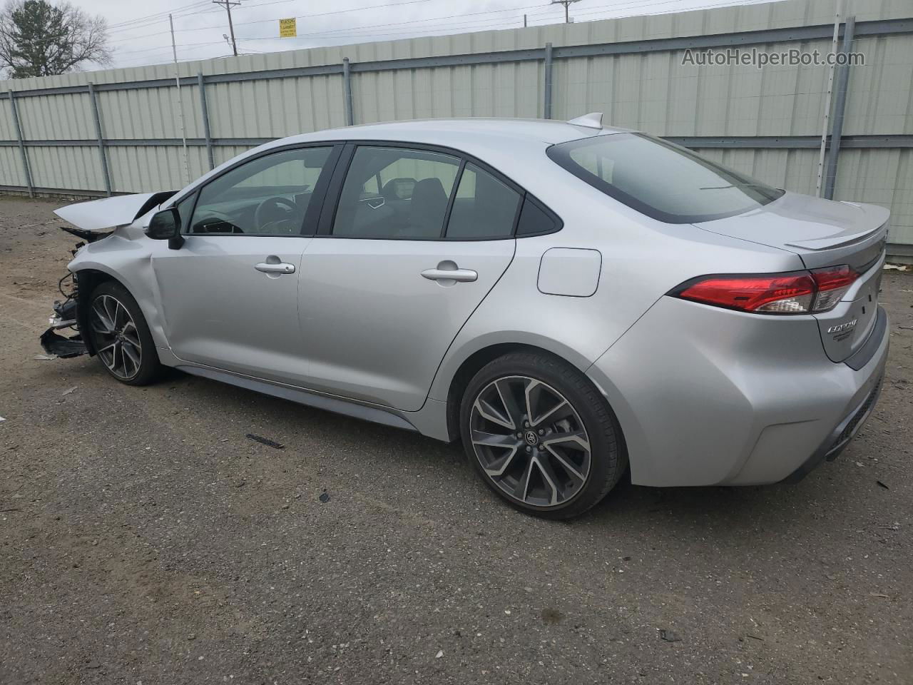 2021 Toyota Corolla Se Серебряный vin: JTDS4MCE6MJ061140