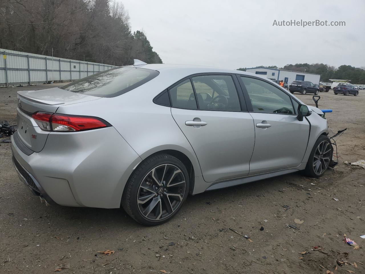 2021 Toyota Corolla Se Серебряный vin: JTDS4MCE6MJ061140