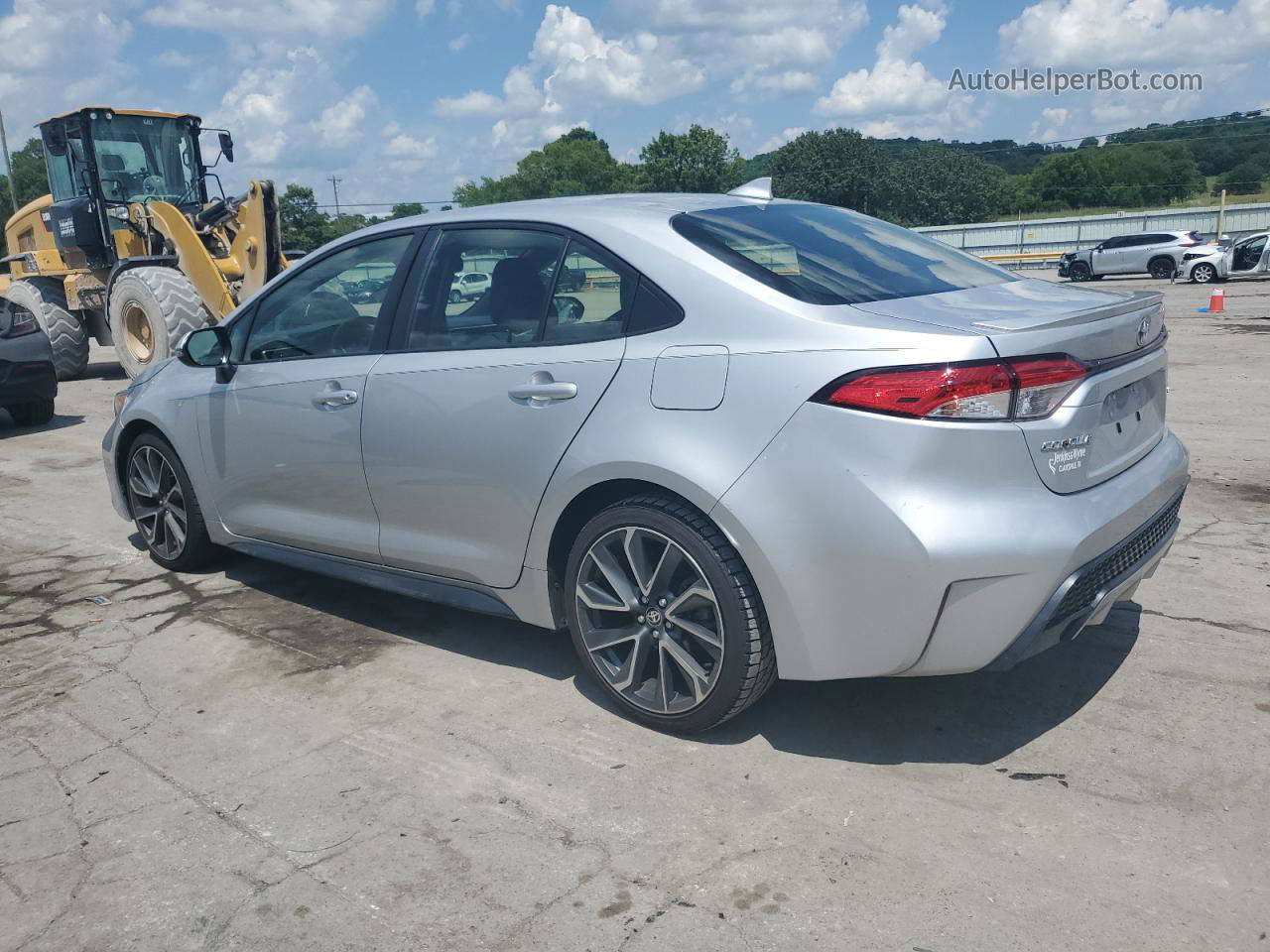 2021 Toyota Corolla Se Silver vin: JTDS4MCE6MJ063258