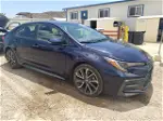 2021 Toyota Corolla Se Blue vin: JTDS4MCE6MJ076852