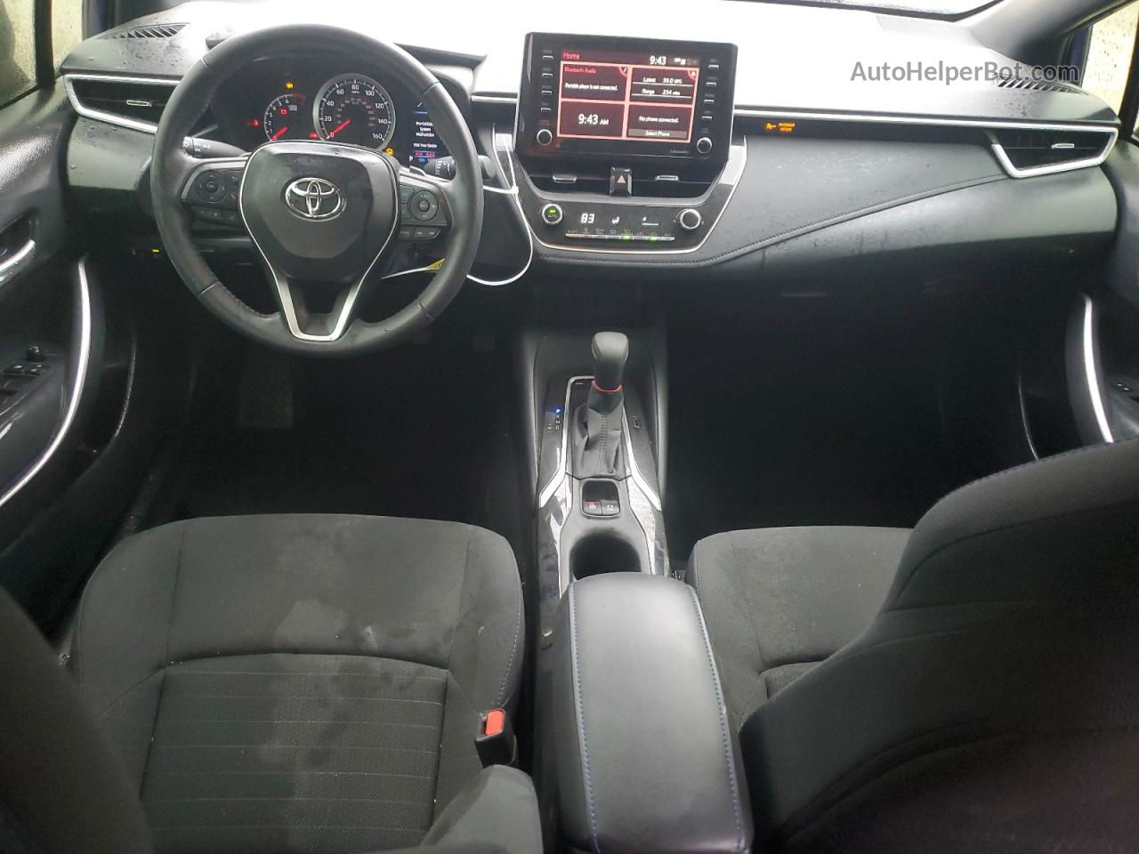 2021 Toyota Corolla Se Blue vin: JTDS4MCE7MJ058327