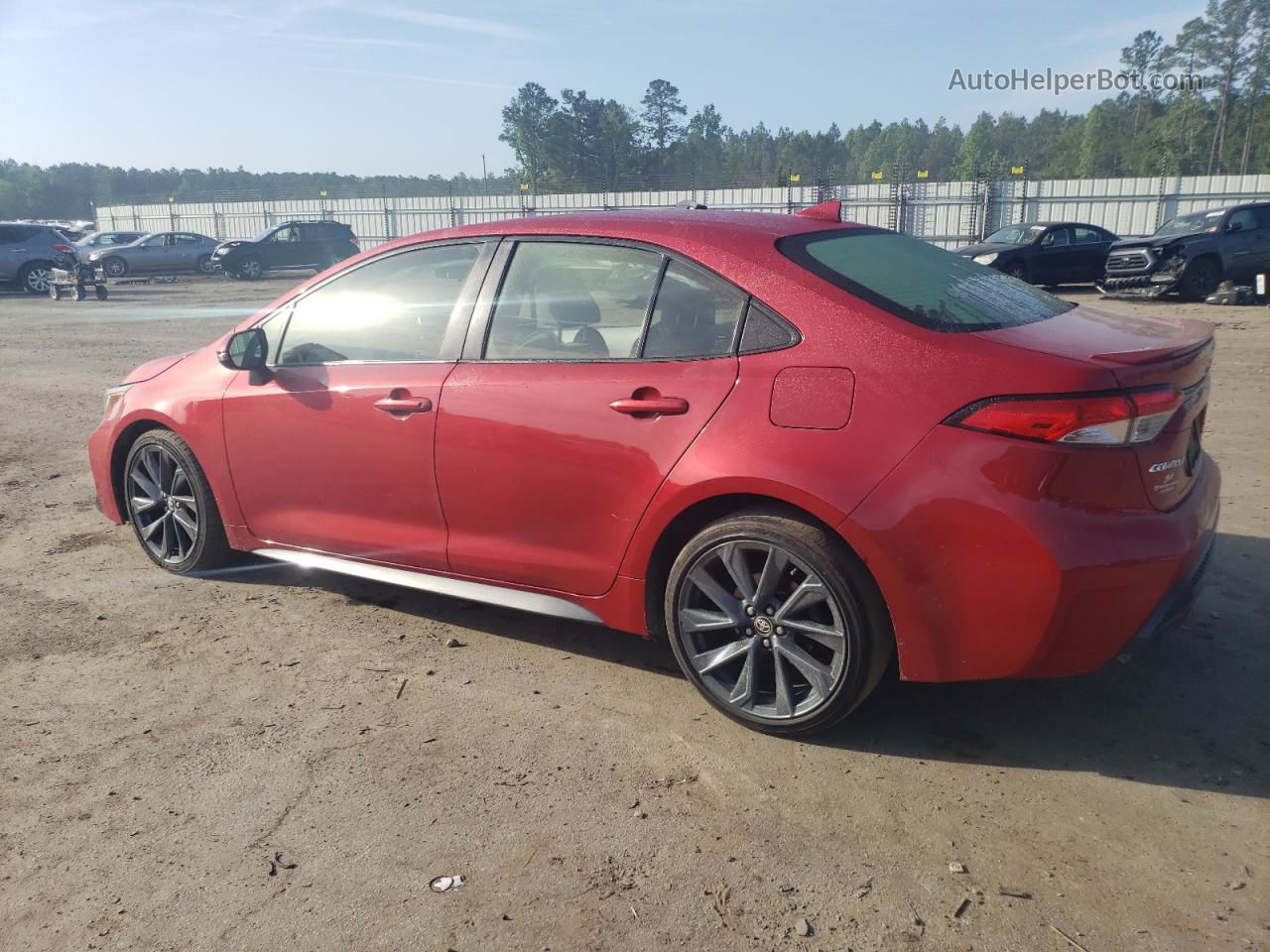 2021 Toyota Corolla Se Red vin: JTDS4MCE7MJ058702